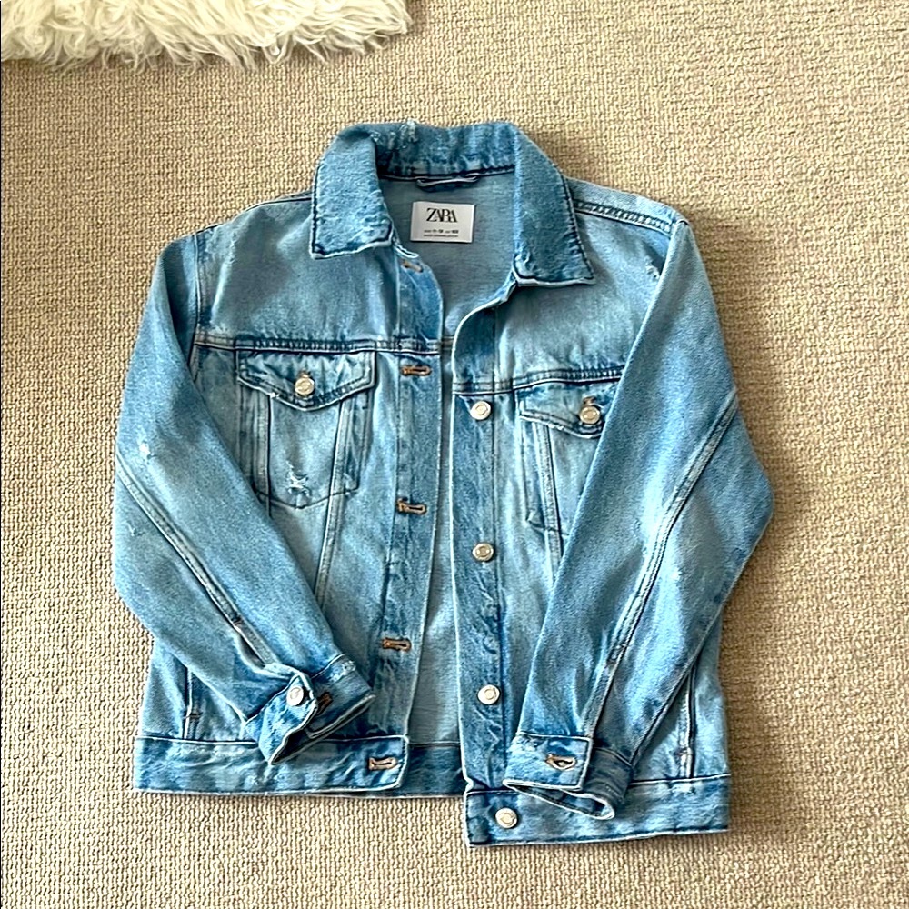 ZARA KIDS Light Blue Denim Jacket